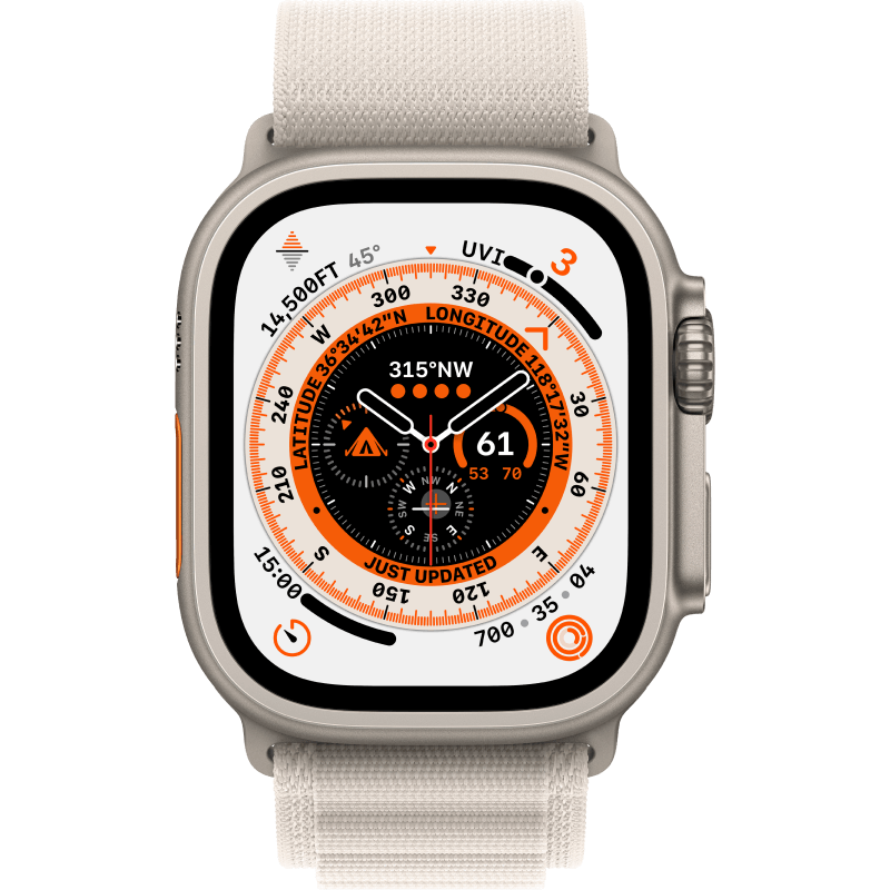 Apple Watch Ultra 49mm bezowy front
