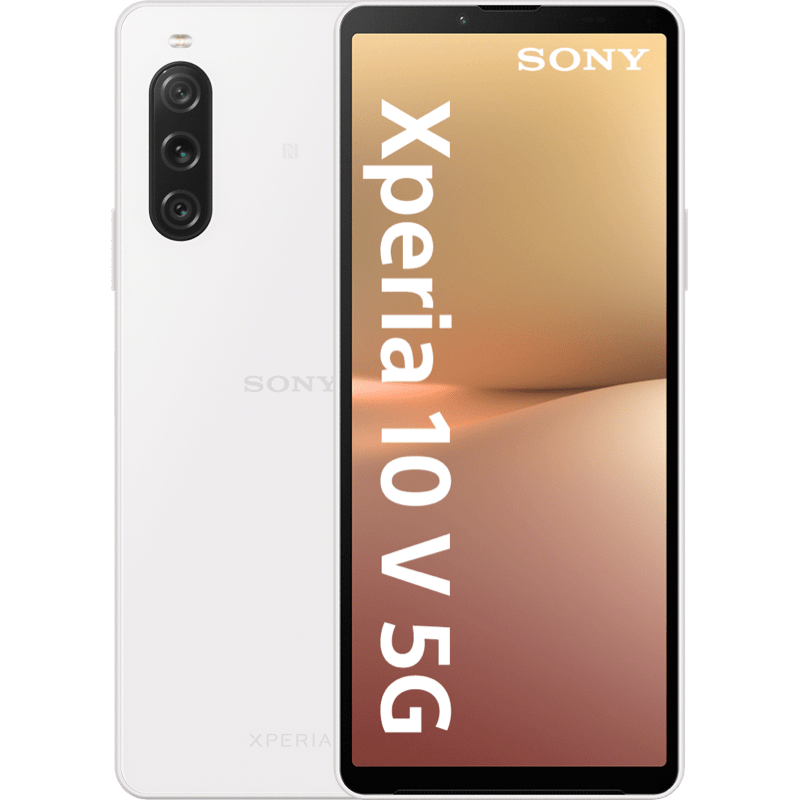 Sony Xperia 10 V 5G bialy front