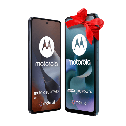 Motorola moto g86 5G power + Motorola moto g06 power