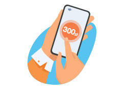 300 zł zasilenia na konto usług mobilnych w Orange