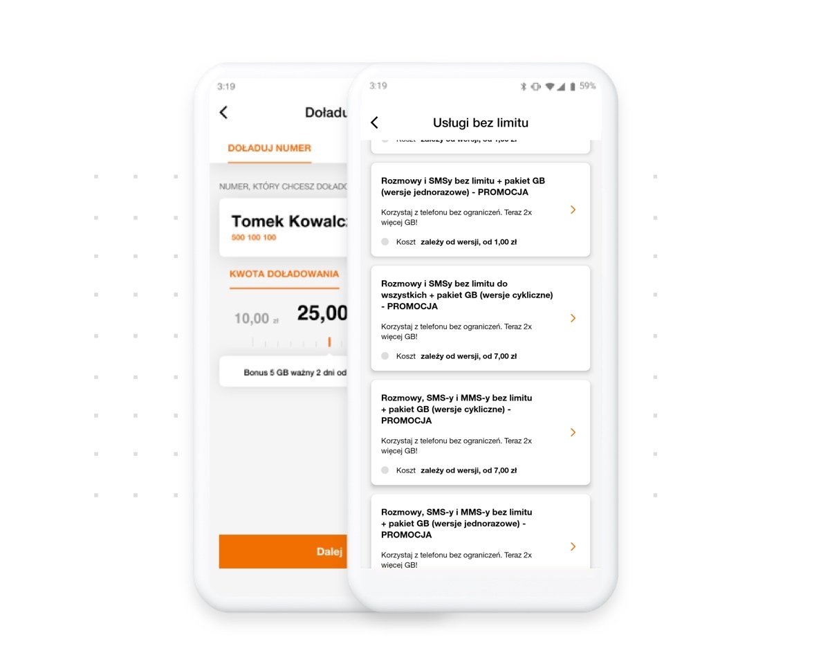 Pobierz aplikację Mój Orange i wygodnie zarządzaj swoim kontem.