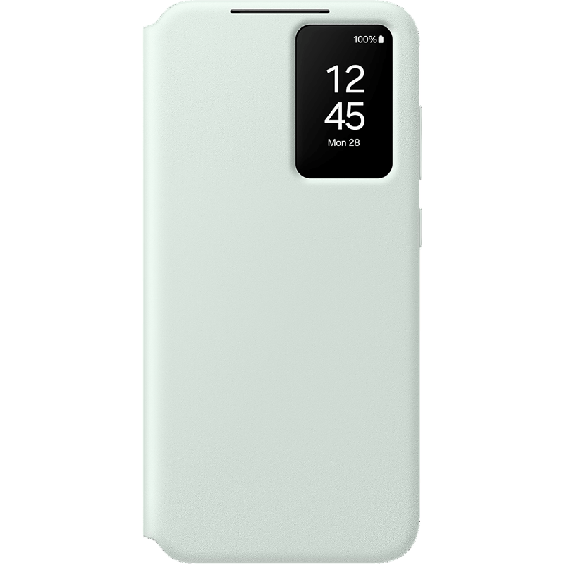 Etui Smart View Wallet Case Samsung Galaxy S24 FE 5G miętowe front