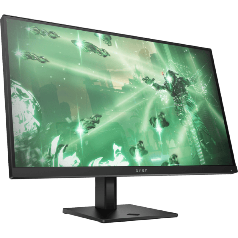 Monitor dla graczy HP OMEN 27″ QHD 165 Hz – OMEN 27q (780H4E9) czarny front prawy obrót