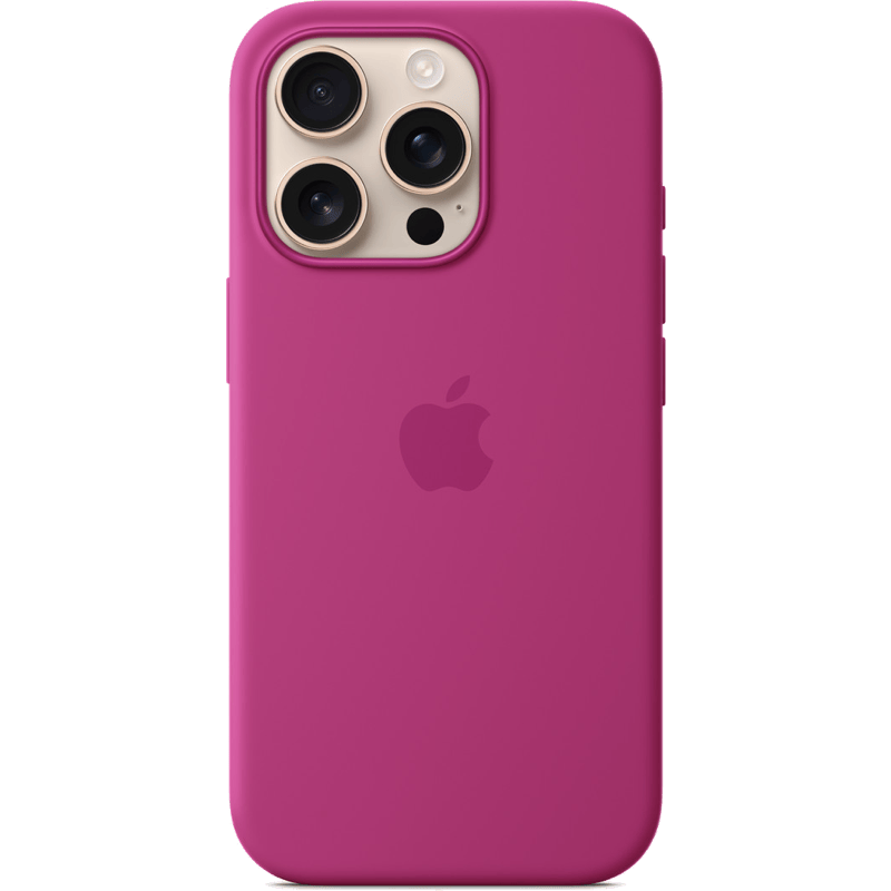 Etui iPhone 16 Pro Max Silicone Case with MagSafe fuchsia-różowy tył