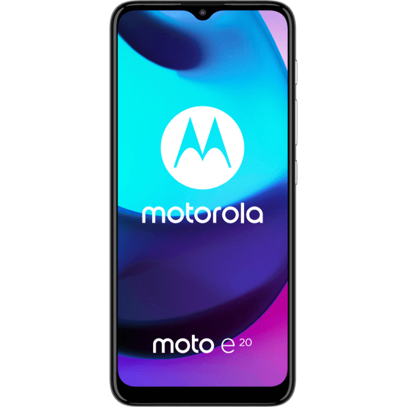 Motorola moto e20 2/32GB grafit front