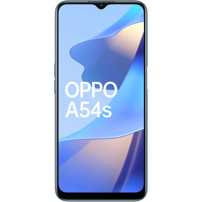 OPPO A54s blekitny front