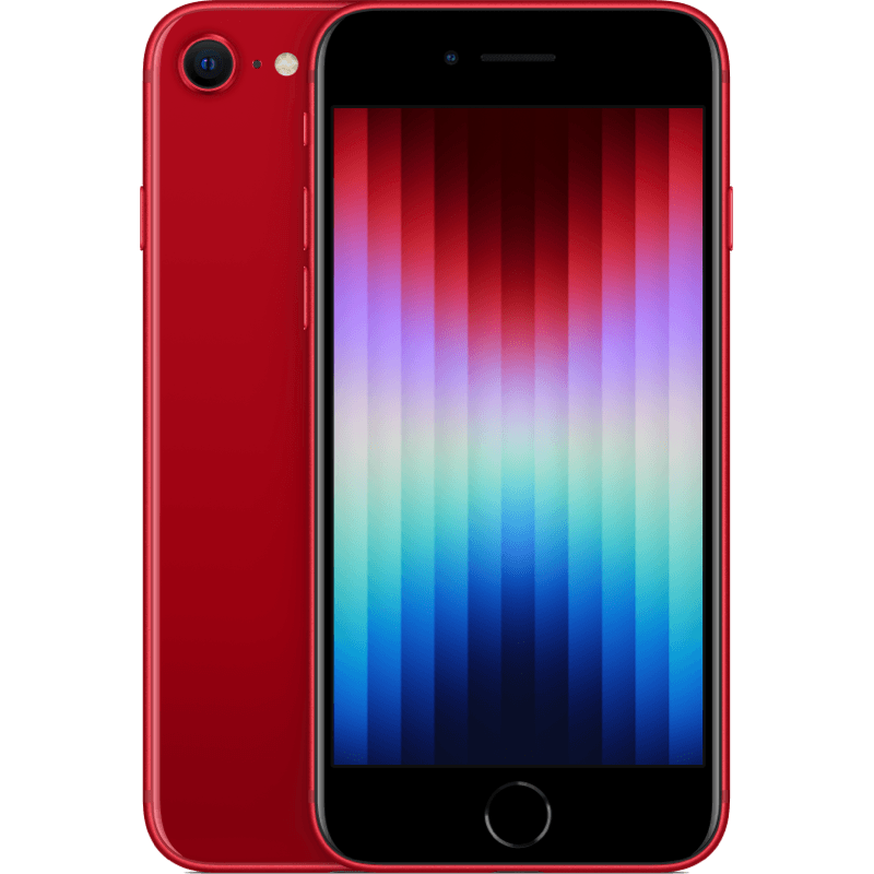 iPhone SE 5G czerwony front