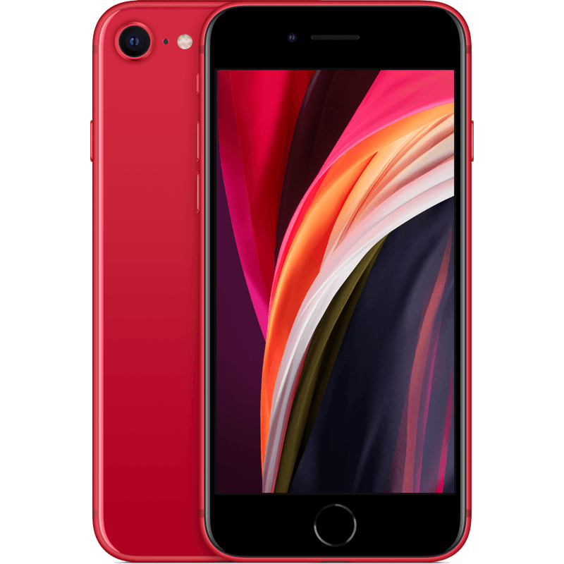 iphone se czerwony front