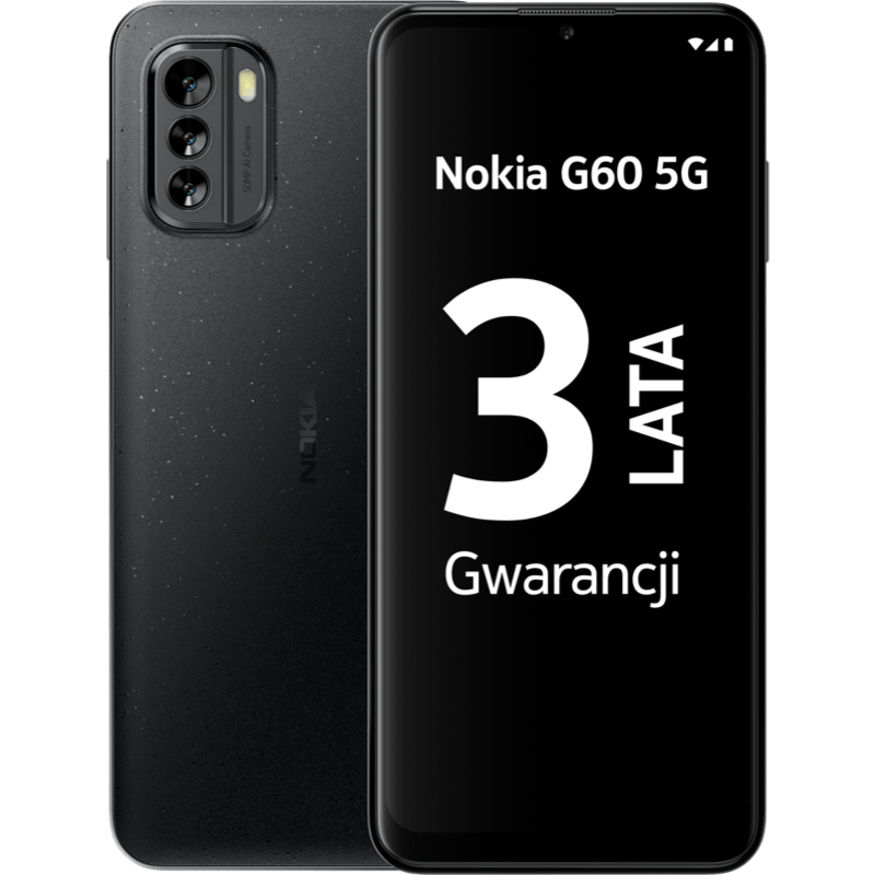 NOKIA G60 5G 6/128GB czarny front