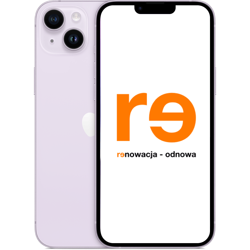 iPhone 14 Plus - outlet fioletowy front