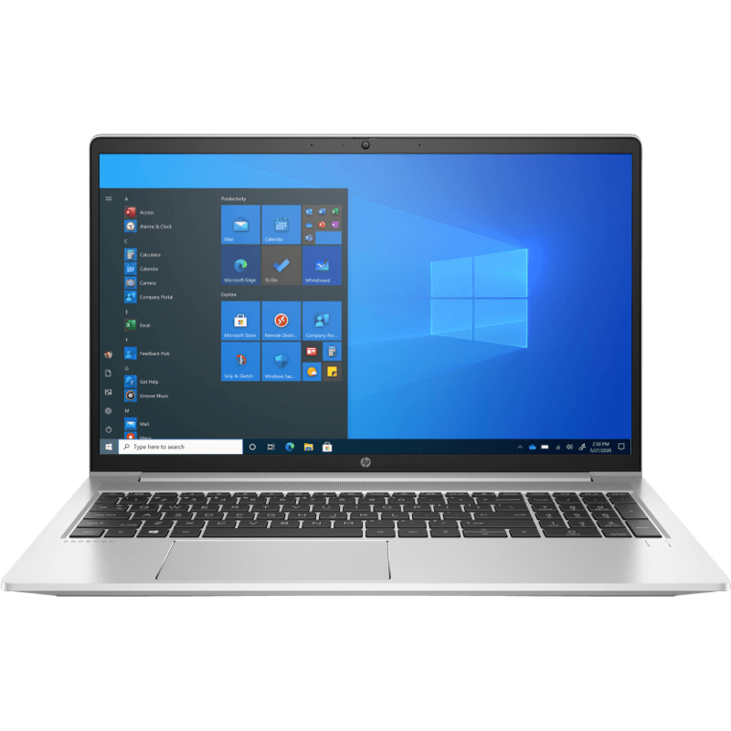 HP ProBook G8 15,6" srebrny front
