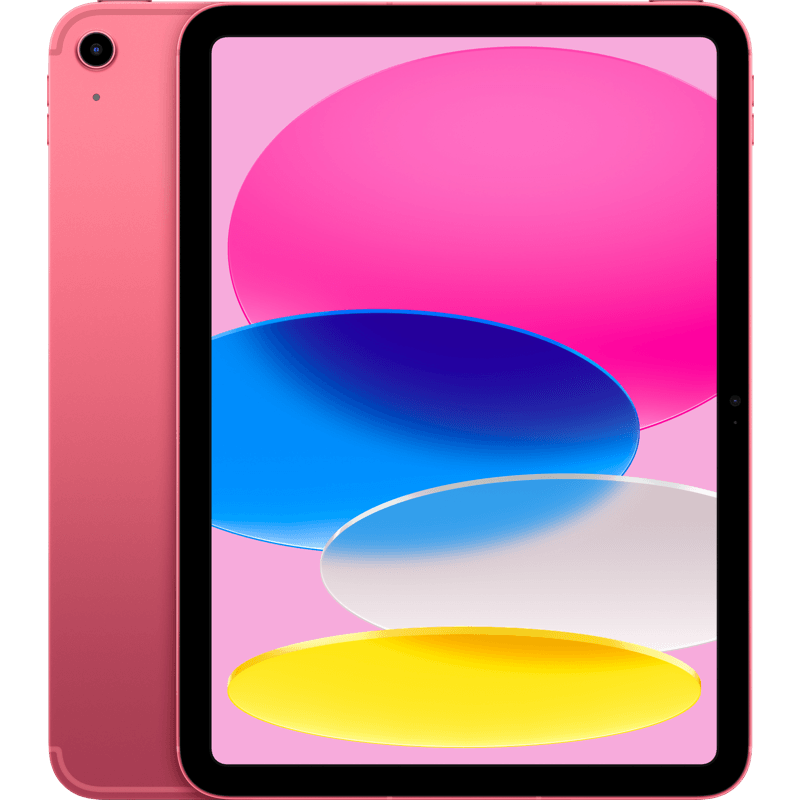 iPad 10,9" 64 GB eSIM 5G (gen. 10.) rozowy front