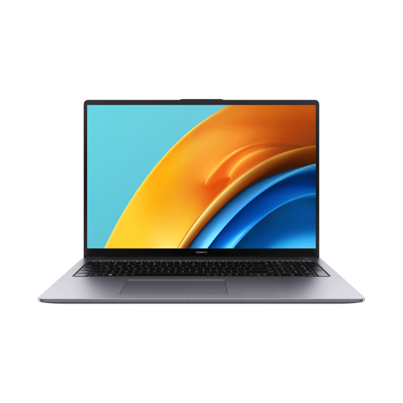 Huawei MateBook D16 szary front