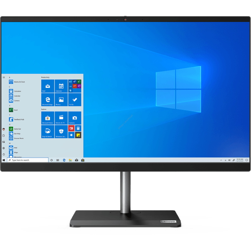 Lenovo All-in-One 23,8" czarny front