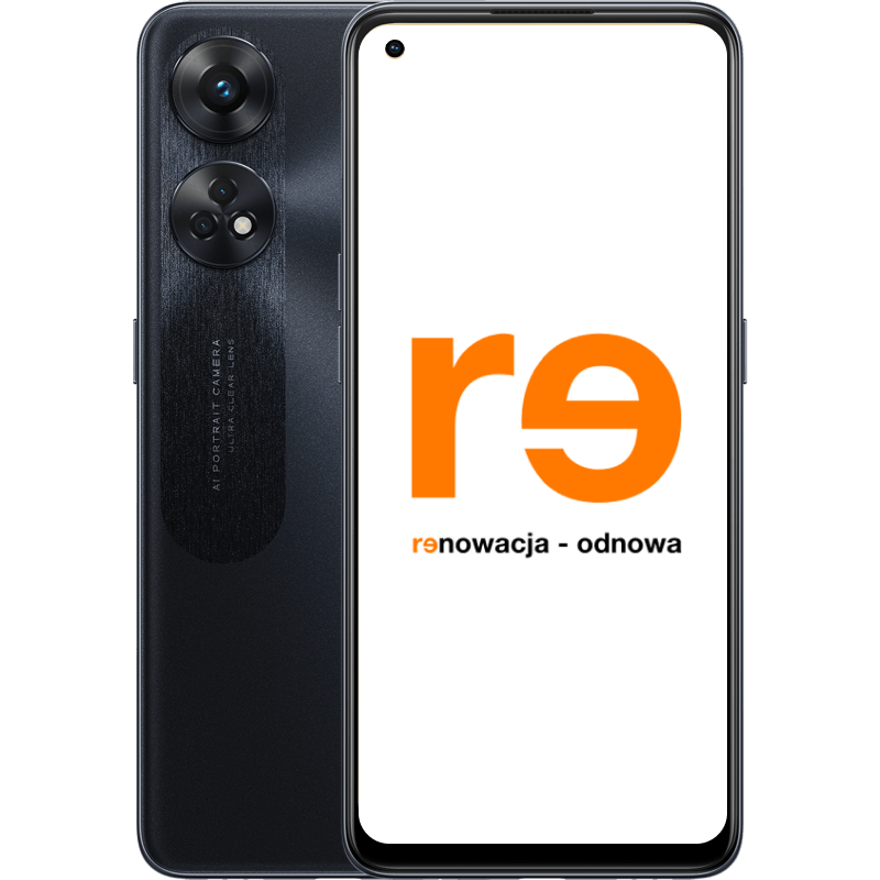 OPPO Reno8 T 4G 8/128GB DS - outlet czarny front