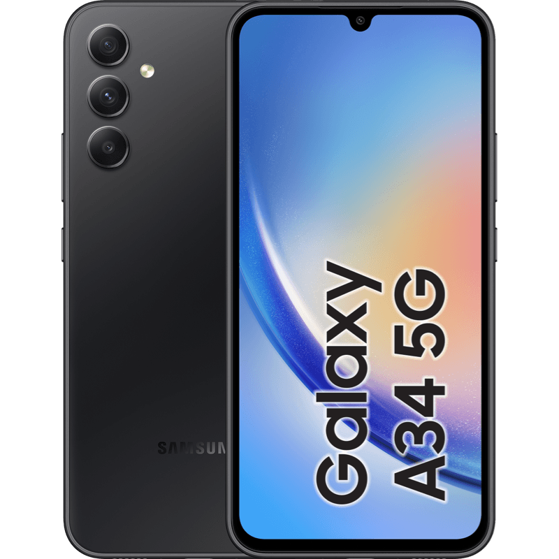 Samsung Galaxy A34 5G 128GB czarny front