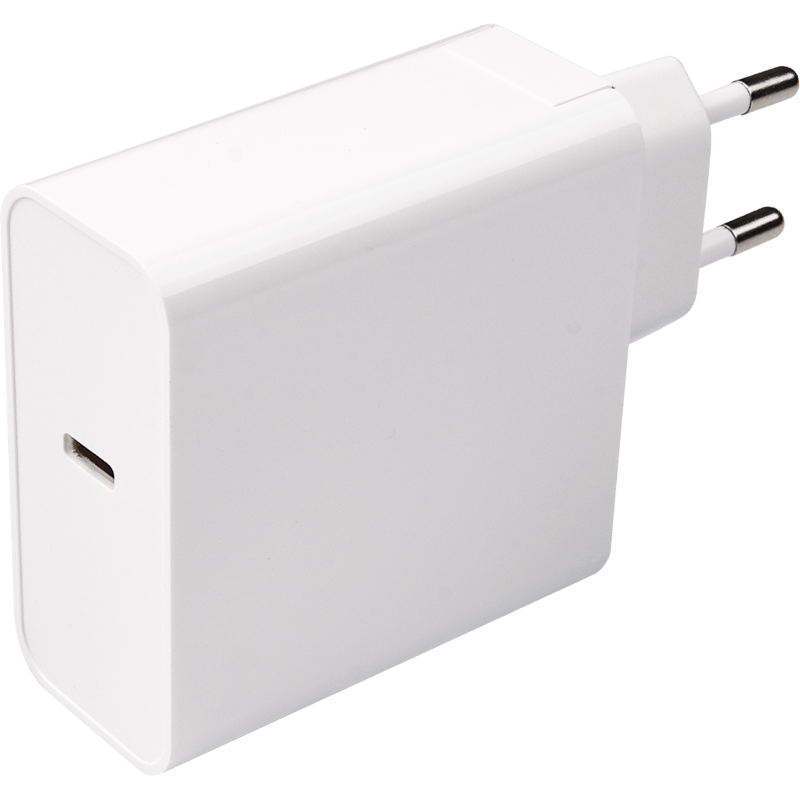 Ultra szybka ładowarka sieciowa z kablem USB-C 1.8 metra 60W Power Delivery biała