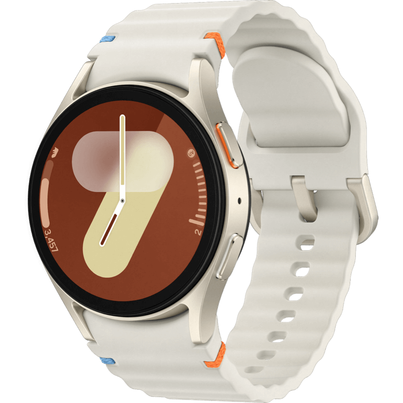 Samsung Galaxy Watch7 40mm eSIM beżowy front lewy obrót