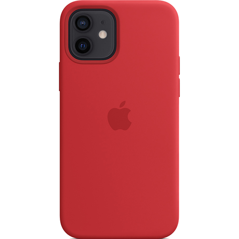 Etui Silicone Apple Case z MagSafe iPhone 12 Czerwone