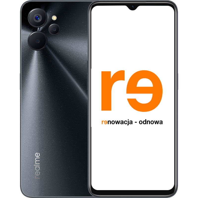 realme 9i 5G 4/64GB czarny - odnowiony