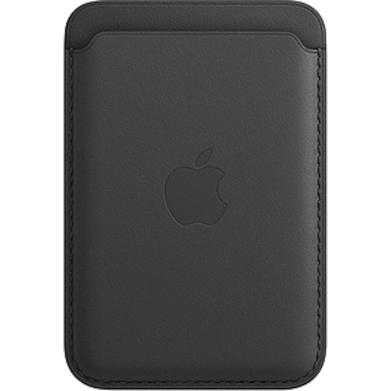 Etui iPhone Leather Wallet z MagSafe czarne