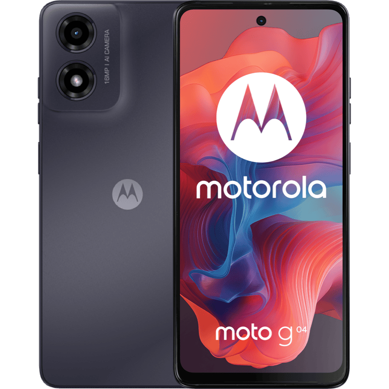 Motorola moto g04 8/128GB grafitowy front