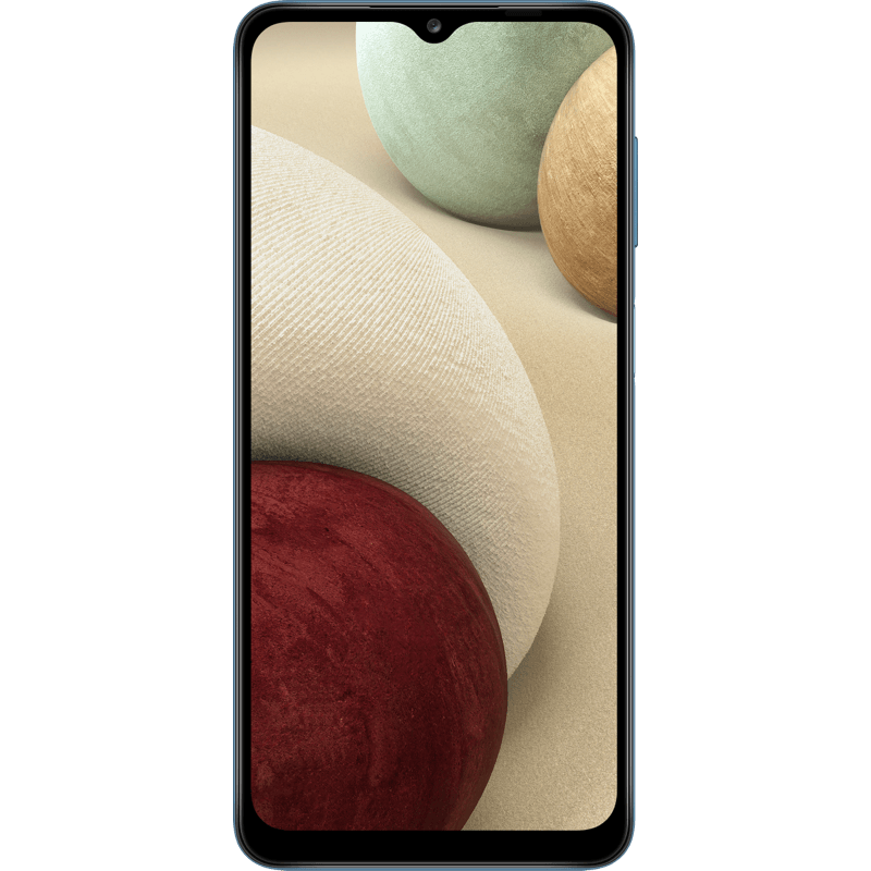 Samsung Galaxy A12 niebieski front