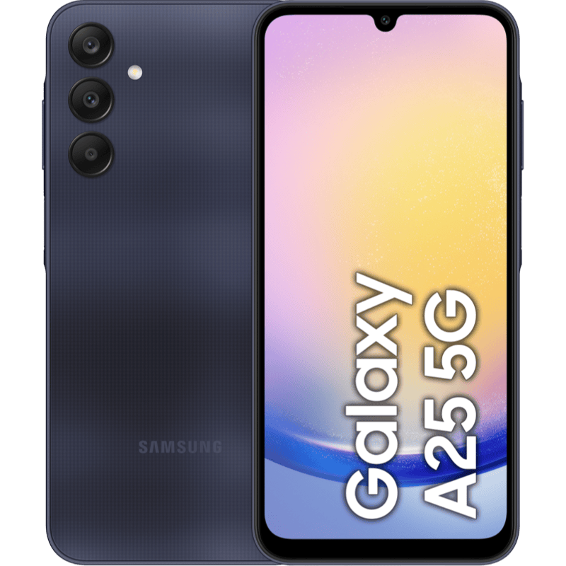 Samsung Galaxy A25 czarny front + tyl