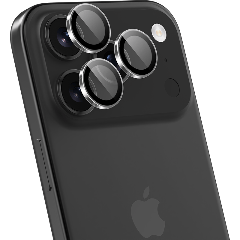 Szkło ochronne KAMERA Force Glass iPhone 17 PRO / 17 PRO MAX / 16 PRO / 16 PRO MAX BB front prawy skos