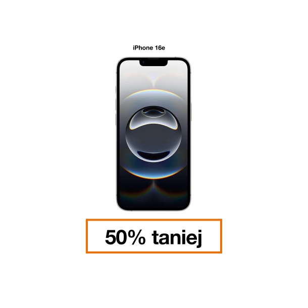 iPhone&nbsp;16e 50%&nbsp;taniej w&nbsp;abonamencie dla&nbsp;firm