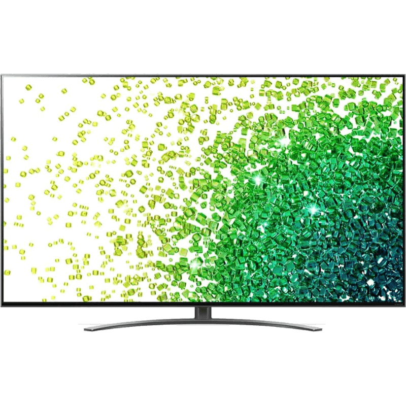 LG 65" NanoCell 4K 2021 AI TV 65NANO86 czarny front