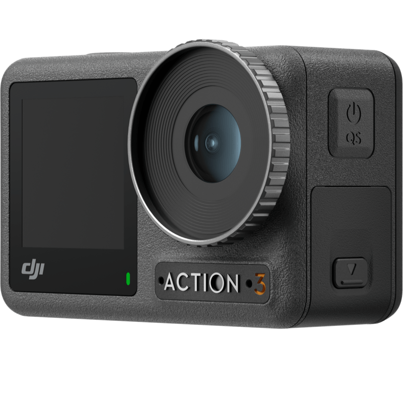 DJI Osmo Action 3 Adventure Combo czarna front skos