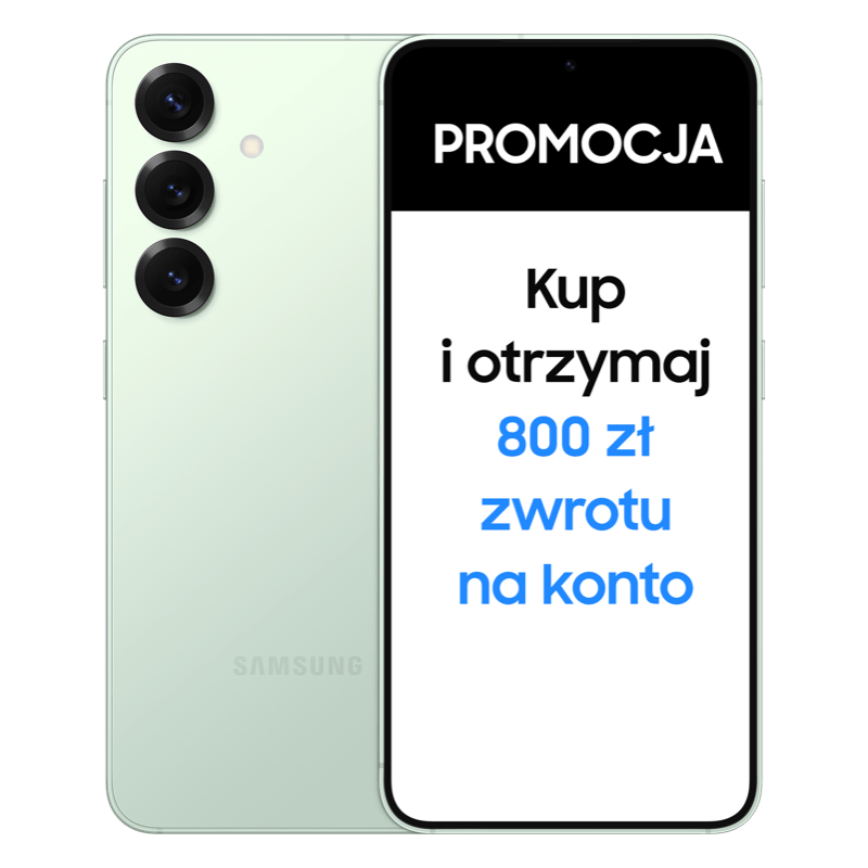 Samsung Galaxy S25 5G zielony promocja