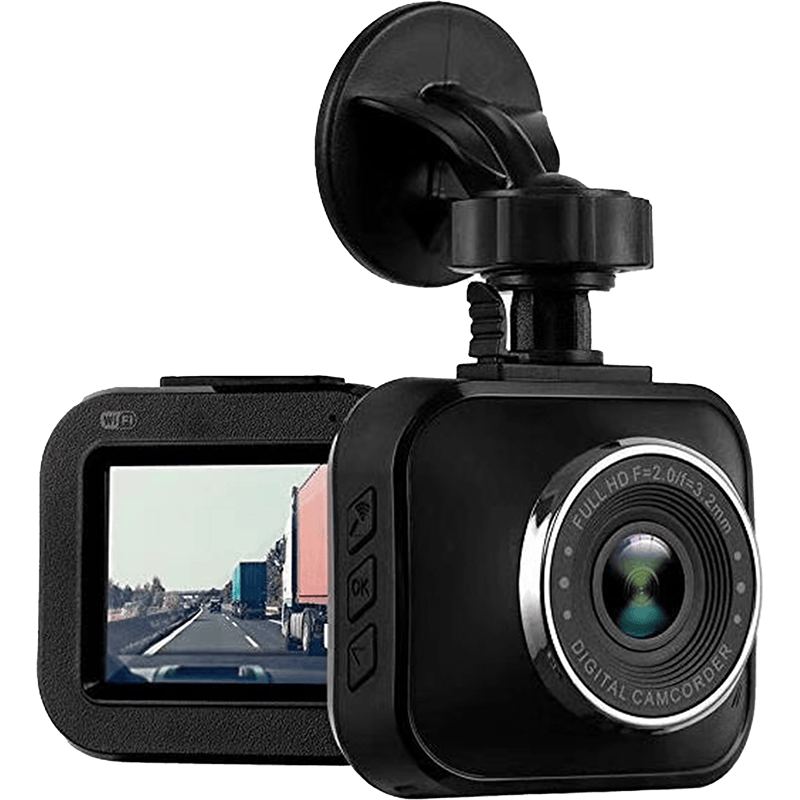 Rejestrator jazdy WG kamera samochodowa W220 NV Full HD, czarna, grafika ogólna