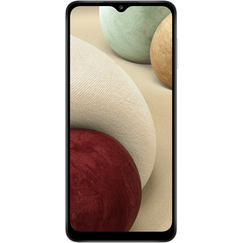 Samsung Galaxy A12 bialy front