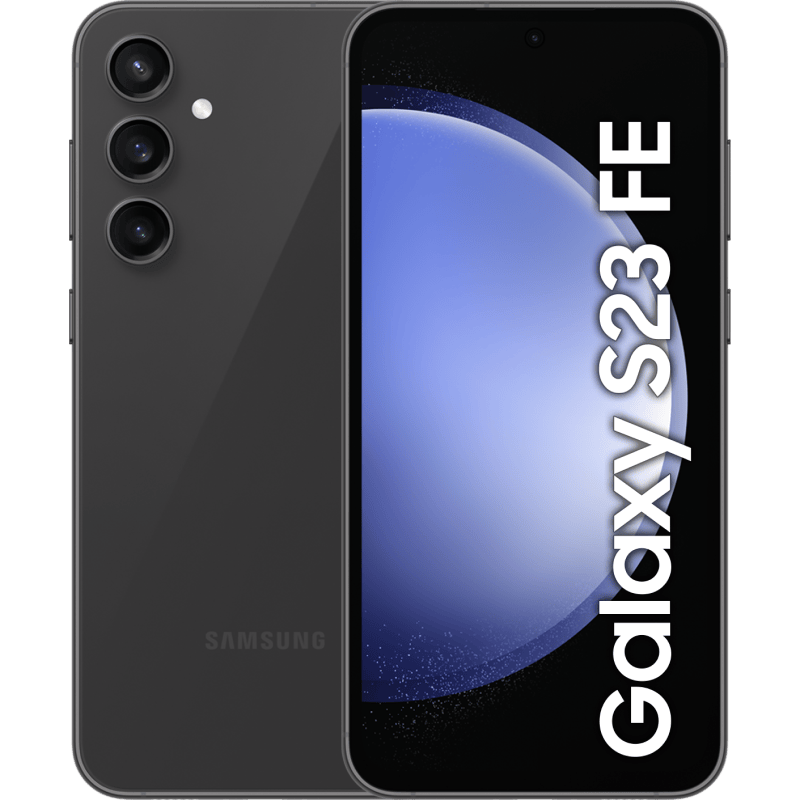 Samsung Galaxy S23 FE 5G grafitowy front i tyl