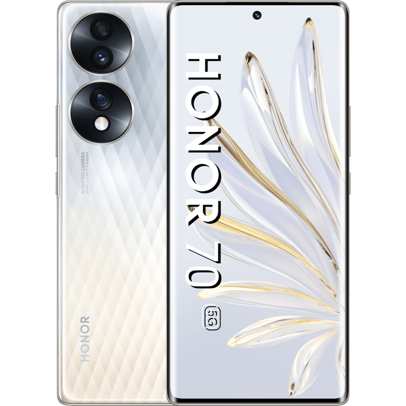 HONOR 70 5G 256GB Srebrny