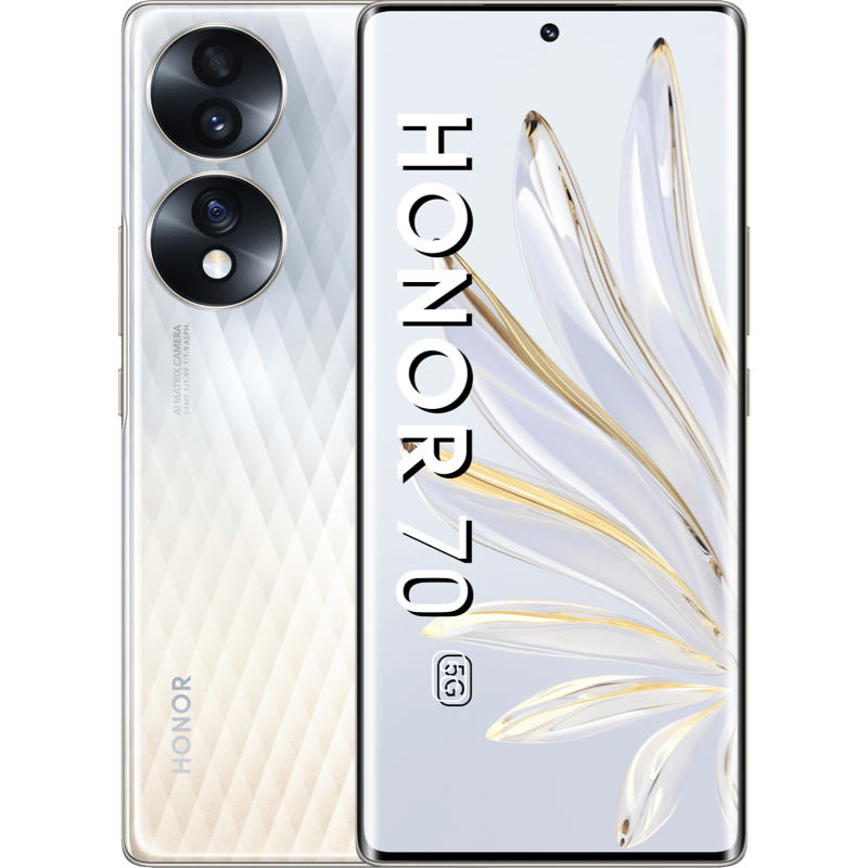 HONOR 70 5G 128GB srebrny front