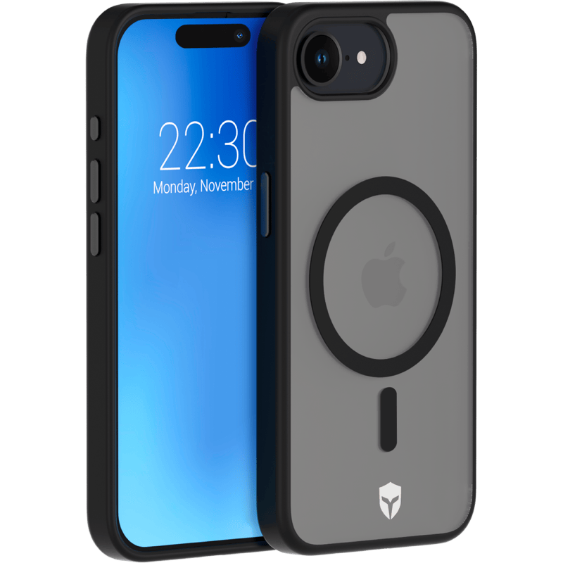 Etui Force Case AIR z technologią MAGSAFE i dożywotnią gwarancją iPhone 16E BB czarne front i tył