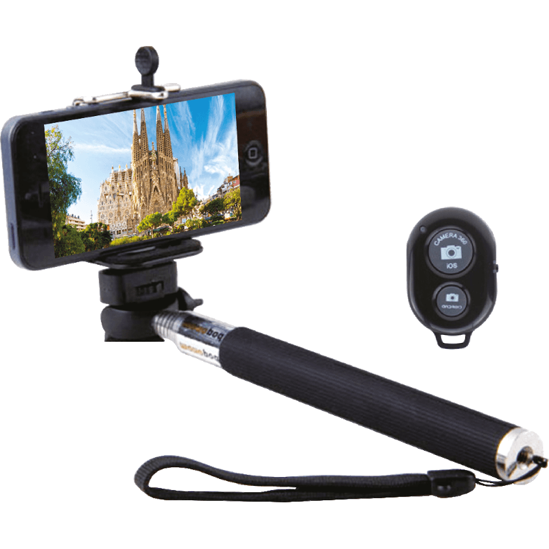 Selfie Stick bluetooth z pilotem 