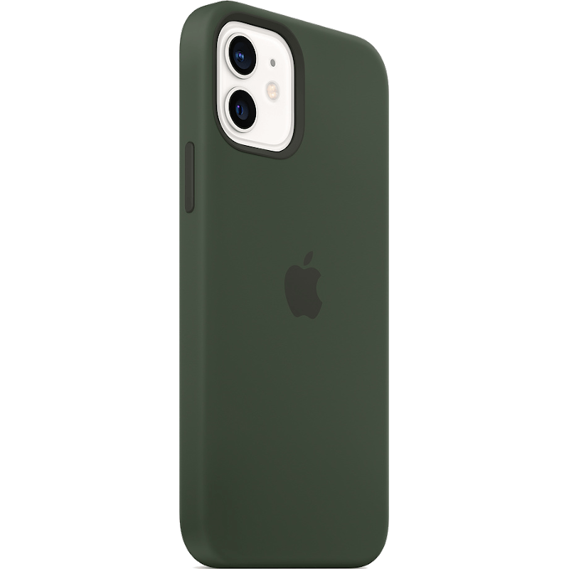 Etui Silicone Apple Case z MagSafe iPhone 12 zielone