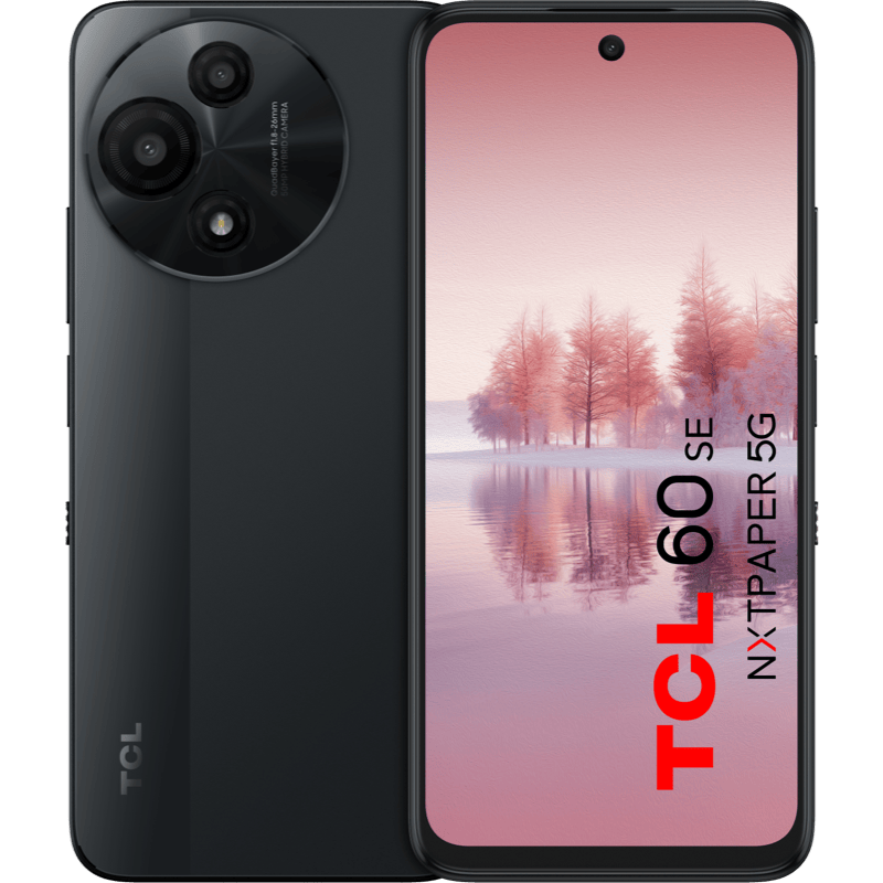 TCL 60SE NXTPAPER 5G 8/256GB szary front i tył