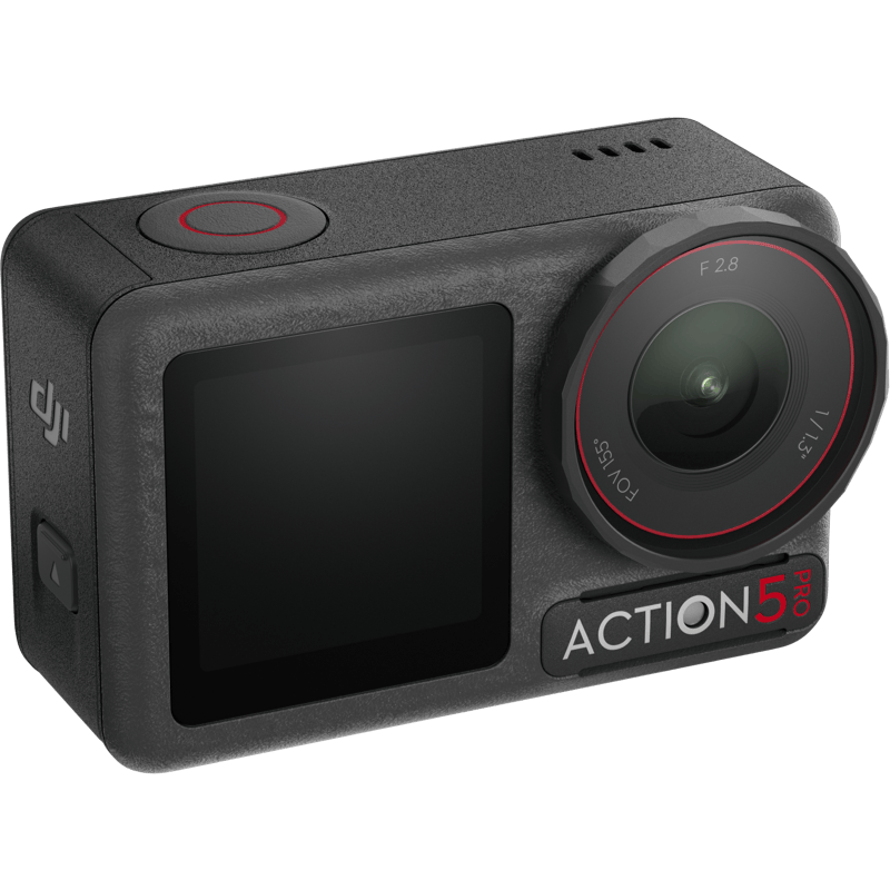 DJI Osmo Action 5 Adventure Combo czarny front lewy obrót