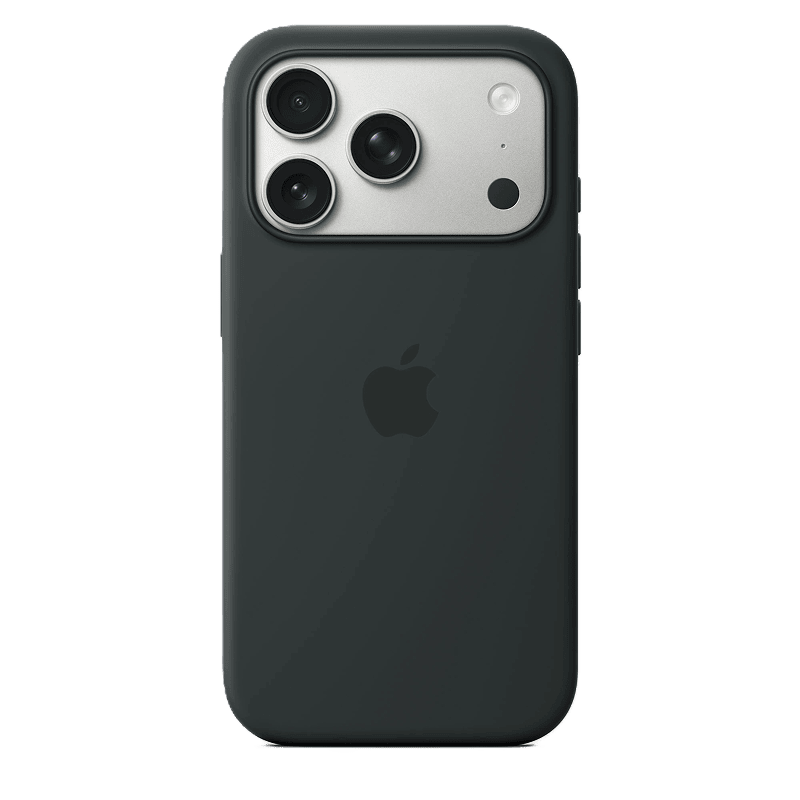 Etui iPhone 17 Pro Silicone Case with MagSafe czarne tył