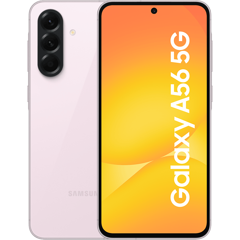 Samsung Galaxy A56 5G 8/256GB różowy front i tył