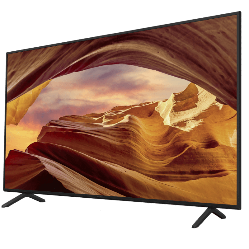 Telewizor Sony 65″ KD65X75WLAEP czarny front lewy obrot