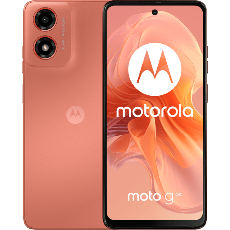Motorola moto g04 8/128GB pomarańczowy front