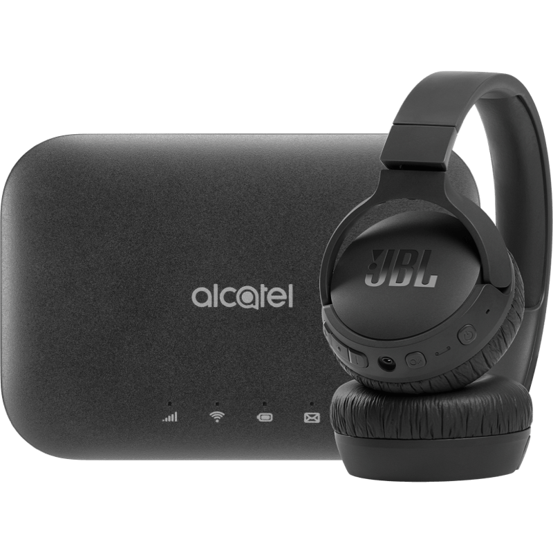 Alcatel Link Zone MW70VK czarny + JBL T660 czarne