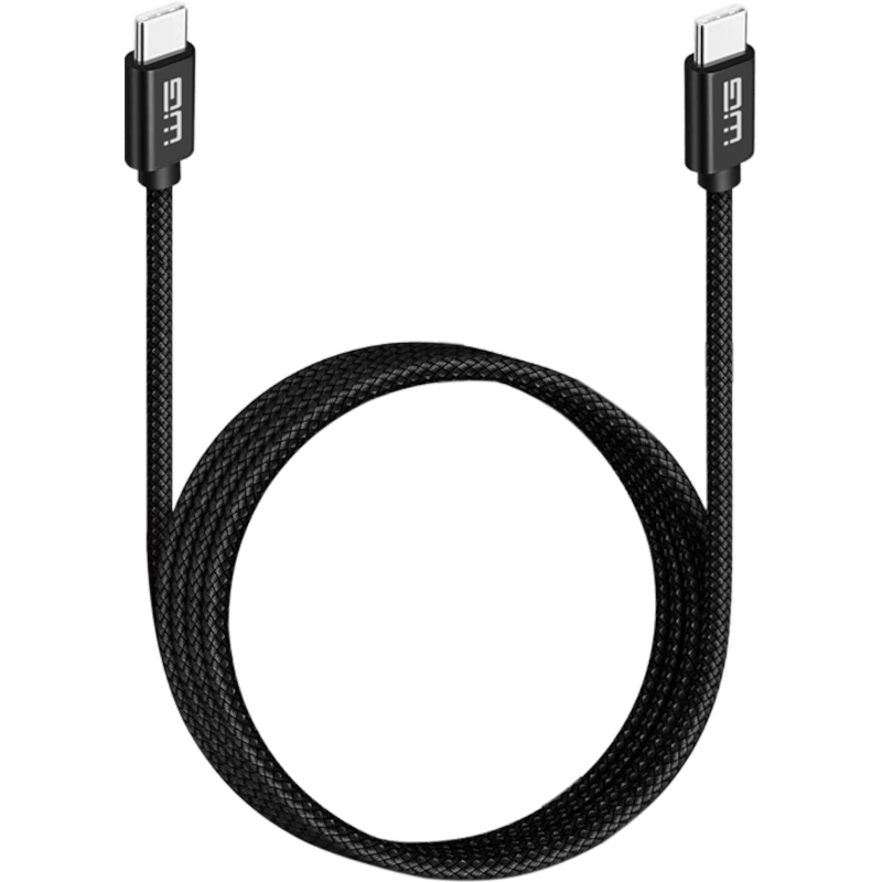 Kabel WG 2X Type C 3m nylon braided (Czarny)