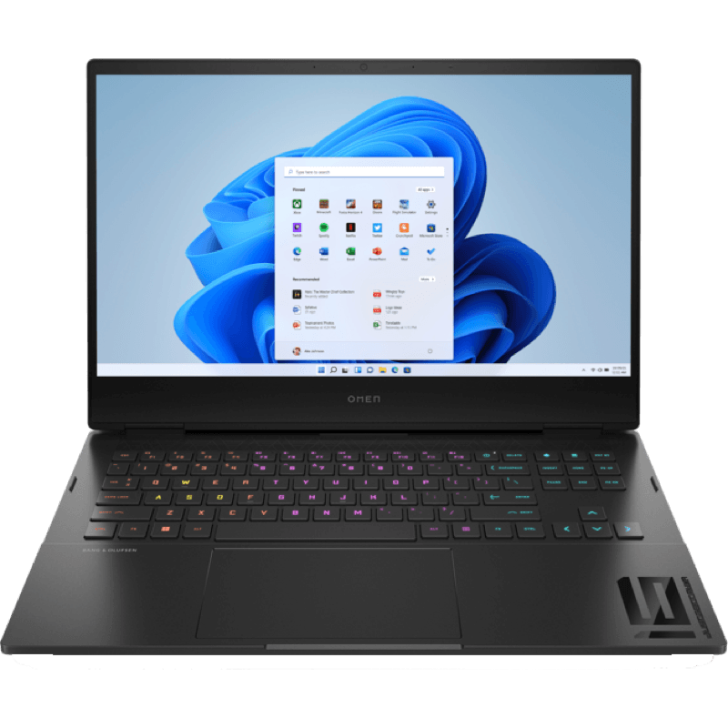 Laptop HP OMEN 16 K0750NW czarny front